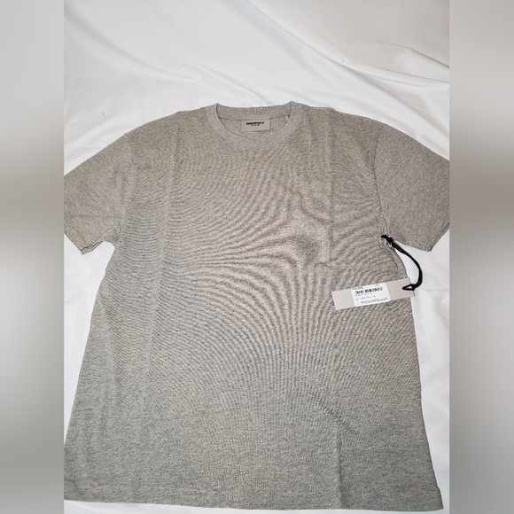 Fear of God Heather Gray Short Sleeve Tee - Picture 1 of 3